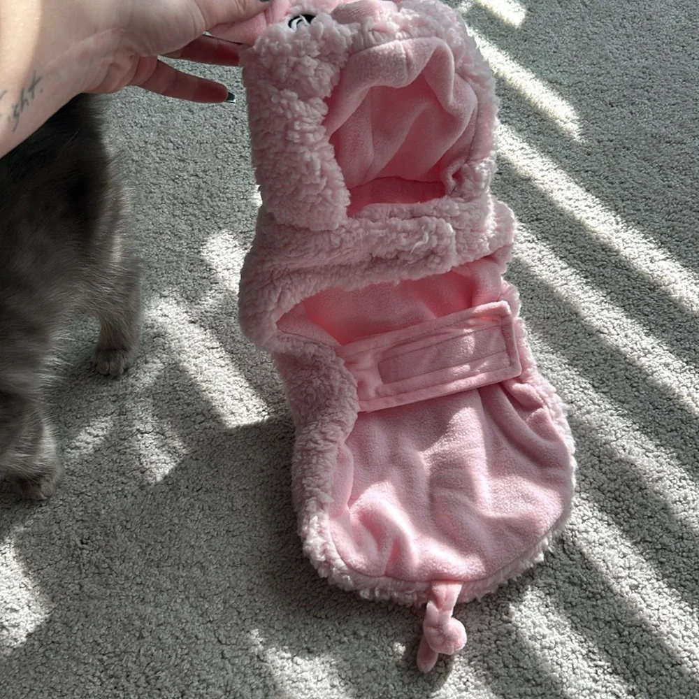 Size small pig costume for cats or dogs